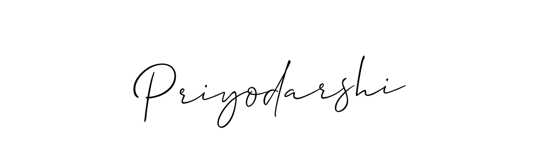 How to Draw Priyodarshi signature style? Allison_Script is a latest design signature styles for name Priyodarshi. Priyodarshi signature style 2 images and pictures png