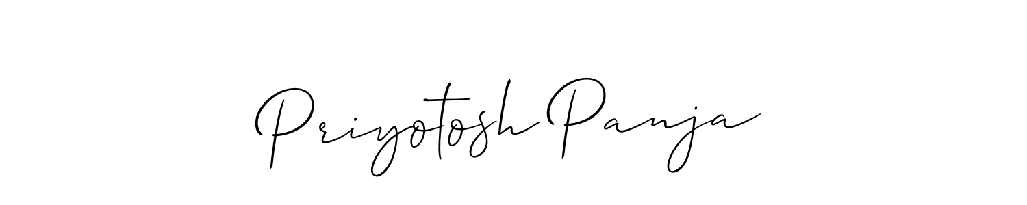 if you are searching for the best signature style for your name Priyotosh Panja. so please give up your signature search. here we have designed multiple signature styles  using Allison_Script. Priyotosh Panja signature style 2 images and pictures png