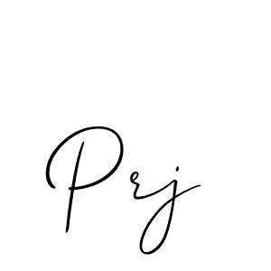 You should practise on your own different ways (Allison_Script) to write your name (Prj) in signature. don't let someone else do it for you. Prj signature style 2 images and pictures png