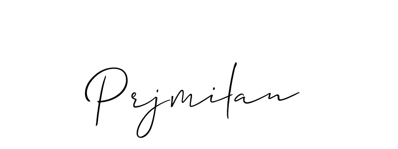 How to Draw Prjmilan signature style? Allison_Script is a latest design signature styles for name Prjmilan. Prjmilan signature style 2 images and pictures png