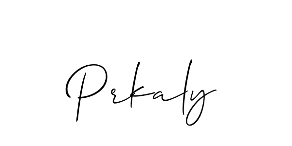 You can use this online signature creator to create a handwritten signature for the name Prkaly. This is the best online autograph maker. Prkaly signature style 2 images and pictures png