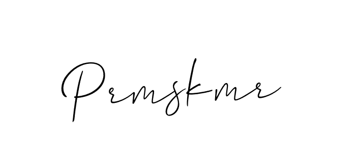 Also we have Prmskmr name is the best signature style. Create professional handwritten signature collection using Allison_Script autograph style. Prmskmr signature style 2 images and pictures png