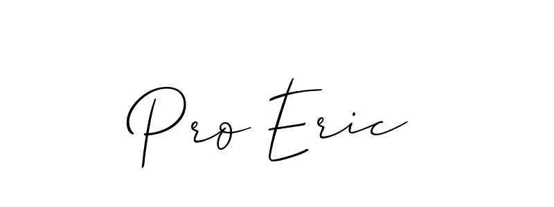 Pro Eric stylish signature style. Best Handwritten Sign (Allison_Script) for my name. Handwritten Signature Collection Ideas for my name Pro Eric. Pro Eric signature style 2 images and pictures png