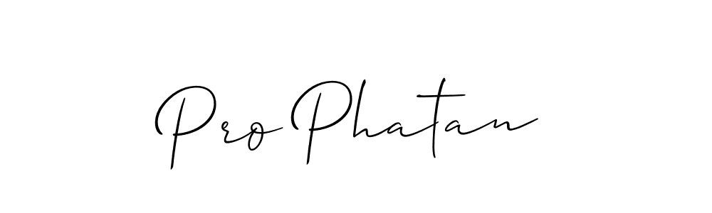 How to Draw Pro Phatan signature style? Allison_Script is a latest design signature styles for name Pro Phatan. Pro Phatan signature style 2 images and pictures png