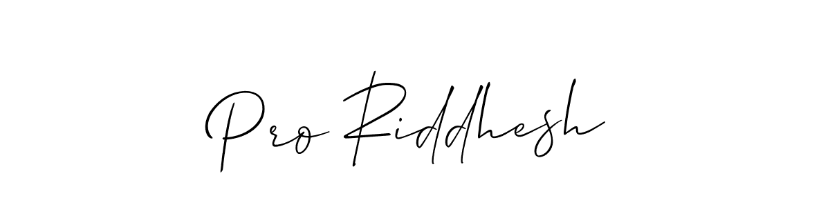 Similarly Allison_Script is the best handwritten signature design. Signature creator online .You can use it as an online autograph creator for name Pro Riddhesh. Pro Riddhesh signature style 2 images and pictures png