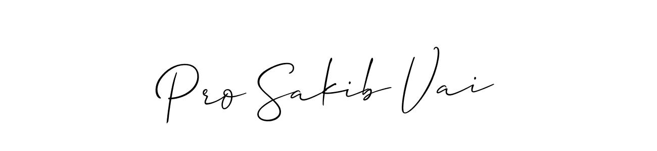 Allison_Script is a professional signature style that is perfect for those who want to add a touch of class to their signature. It is also a great choice for those who want to make their signature more unique. Get Pro Sakib Vai name to fancy signature for free. Pro Sakib Vai signature style 2 images and pictures png