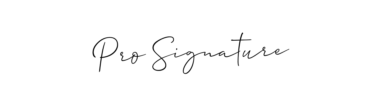 Similarly Allison_Script is the best handwritten signature design. Signature creator online .You can use it as an online autograph creator for name Pro Signature. Pro Signature signature style 2 images and pictures png