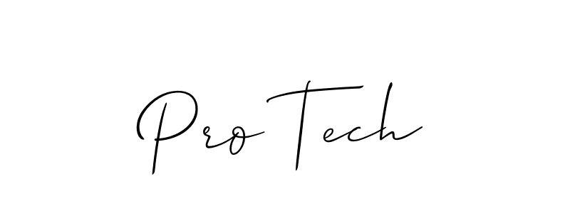 Also You can easily find your signature by using the search form. We will create Pro Tech name handwritten signature images for you free of cost using Allison_Script sign style. Pro Tech signature style 2 images and pictures png