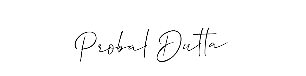 Also we have Probal Dutta name is the best signature style. Create professional handwritten signature collection using Allison_Script autograph style. Probal Dutta signature style 2 images and pictures png