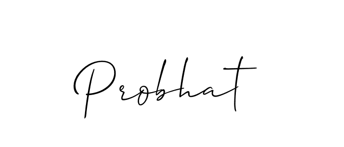 How to Draw Probhat signature style? Allison_Script is a latest design signature styles for name Probhat. Probhat signature style 2 images and pictures png