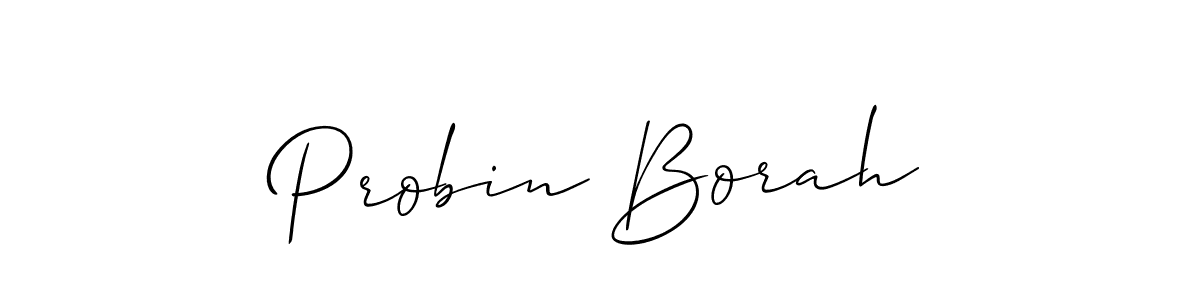 Similarly Allison_Script is the best handwritten signature design. Signature creator online .You can use it as an online autograph creator for name Probin Borah. Probin Borah signature style 2 images and pictures png