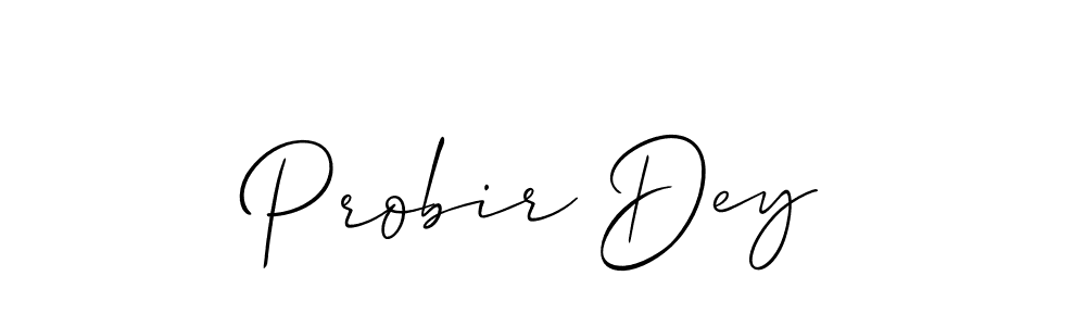 Also we have Probir Dey name is the best signature style. Create professional handwritten signature collection using Allison_Script autograph style. Probir Dey signature style 2 images and pictures png