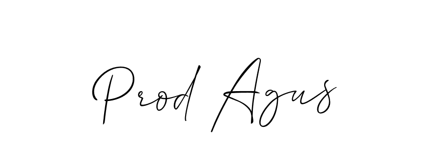 How to Draw Prod Agus signature style? Allison_Script is a latest design signature styles for name Prod Agus. Prod Agus signature style 2 images and pictures png