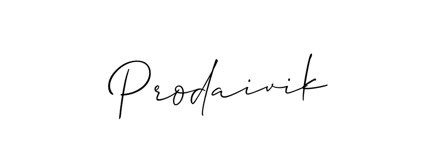 Also You can easily find your signature by using the search form. We will create Prodaivik name handwritten signature images for you free of cost using Allison_Script sign style. Prodaivik signature style 2 images and pictures png