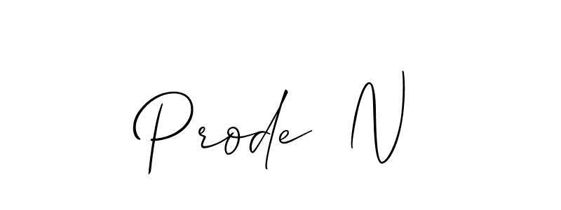 if you are searching for the best signature style for your name Prode  N. so please give up your signature search. here we have designed multiple signature styles  using Allison_Script. Prode  N signature style 2 images and pictures png