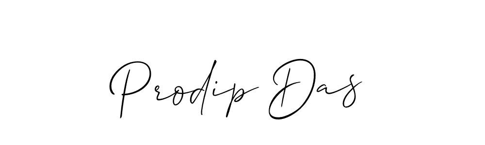 How to make Prodip Das signature? Allison_Script is a professional autograph style. Create handwritten signature for Prodip Das name. Prodip Das signature style 2 images and pictures png