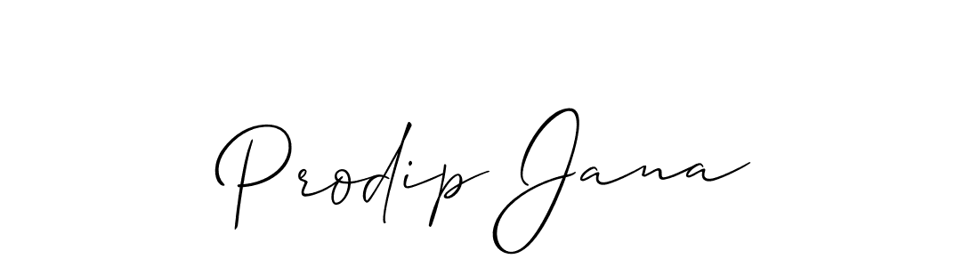 You should practise on your own different ways (Allison_Script) to write your name (Prodip Jana) in signature. don't let someone else do it for you. Prodip Jana signature style 2 images and pictures png