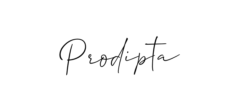 Also we have Prodipta name is the best signature style. Create professional handwritten signature collection using Allison_Script autograph style. Prodipta signature style 2 images and pictures png