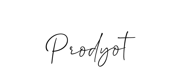 It looks lik you need a new signature style for name Prodyot. Design unique handwritten (Allison_Script) signature with our free signature maker in just a few clicks. Prodyot signature style 2 images and pictures png