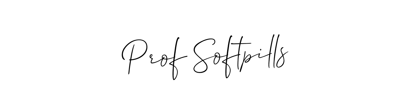 You should practise on your own different ways (Allison_Script) to write your name (Prof Softpills) in signature. don't let someone else do it for you. Prof Softpills signature style 2 images and pictures png