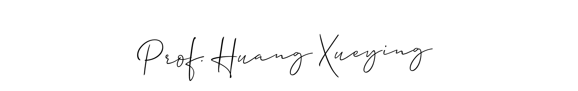 Best and Professional Signature Style for Prof. Huang Xueying. Allison_Script Best Signature Style Collection. Prof. Huang Xueying signature style 2 images and pictures png
