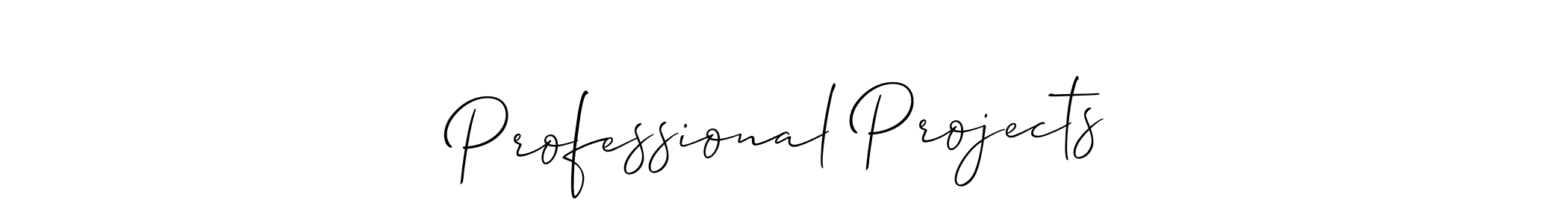 Professional Projects stylish signature style. Best Handwritten Sign (Allison_Script) for my name. Handwritten Signature Collection Ideas for my name Professional Projects. Professional Projects signature style 2 images and pictures png