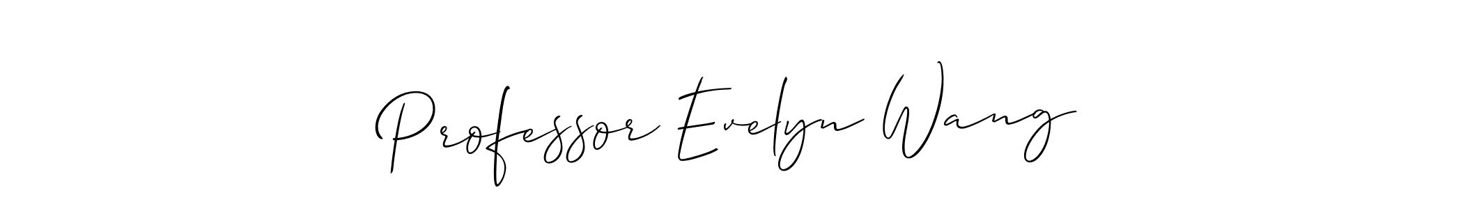 Check out images of Autograph of Professor Evelyn Wang name. Actor Professor Evelyn Wang Signature Style. Allison_Script is a professional sign style online. Professor Evelyn Wang signature style 2 images and pictures png