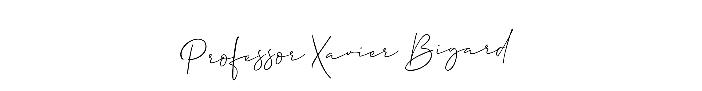 You can use this online signature creator to create a handwritten signature for the name Professor Xavier Bigard. This is the best online autograph maker. Professor Xavier Bigard signature style 2 images and pictures png