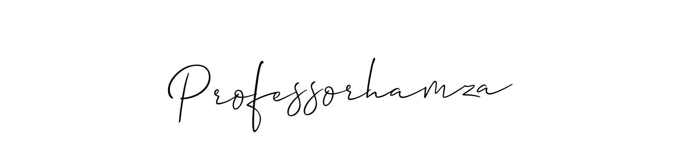 Also You can easily find your signature by using the search form. We will create Professorhamza name handwritten signature images for you free of cost using Allison_Script sign style. Professorhamza signature style 2 images and pictures png