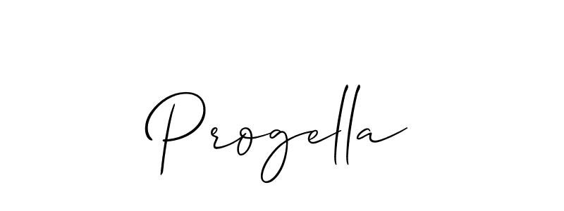 How to Draw Progella signature style? Allison_Script is a latest design signature styles for name Progella. Progella signature style 2 images and pictures png