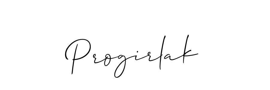Progirlak stylish signature style. Best Handwritten Sign (Allison_Script) for my name. Handwritten Signature Collection Ideas for my name Progirlak. Progirlak signature style 2 images and pictures png