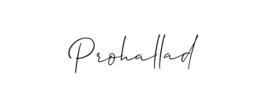 Also we have Prohallad name is the best signature style. Create professional handwritten signature collection using Allison_Script autograph style. Prohallad signature style 2 images and pictures png