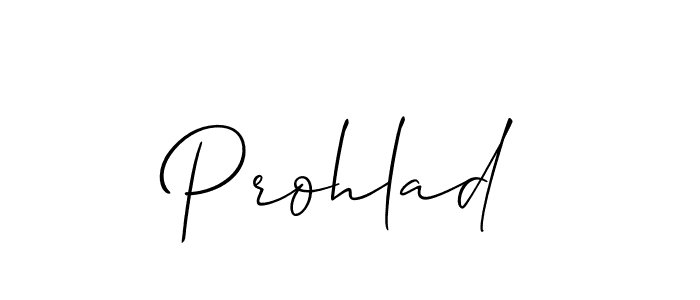 Once you've used our free online signature maker to create your best signature Allison_Script style, it's time to enjoy all of the benefits that Prohlad name signing documents. Prohlad signature style 2 images and pictures png