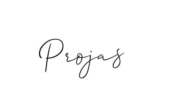 You should practise on your own different ways (Allison_Script) to write your name (Projas) in signature. don't let someone else do it for you. Projas signature style 2 images and pictures png