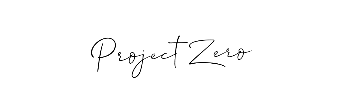 Best and Professional Signature Style for Project Zero. Allison_Script Best Signature Style Collection. Project Zero signature style 2 images and pictures png