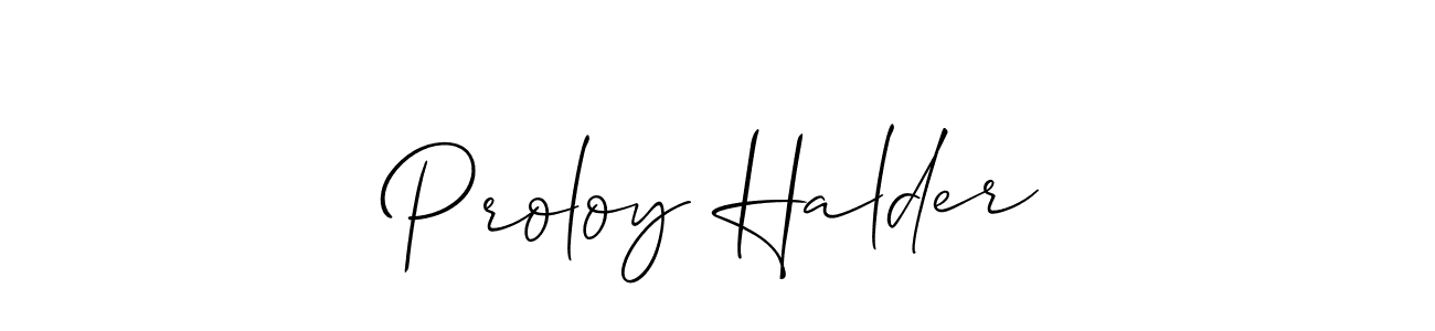 You should practise on your own different ways (Allison_Script) to write your name (Proloy Halder) in signature. don't let someone else do it for you. Proloy Halder signature style 2 images and pictures png