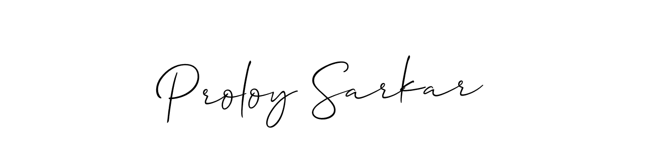 Similarly Allison_Script is the best handwritten signature design. Signature creator online .You can use it as an online autograph creator for name Proloy Sarkar. Proloy Sarkar signature style 2 images and pictures png