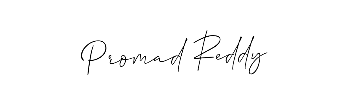 How to make Promad Reddy signature? Allison_Script is a professional autograph style. Create handwritten signature for Promad Reddy name. Promad Reddy signature style 2 images and pictures png