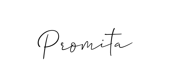 Create a beautiful signature design for name Promita. With this signature (Allison_Script) fonts, you can make a handwritten signature for free. Promita signature style 2 images and pictures png