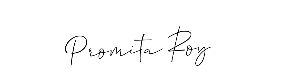 Make a beautiful signature design for name Promita Roy. With this signature (Allison_Script) style, you can create a handwritten signature for free. Promita Roy signature style 2 images and pictures png
