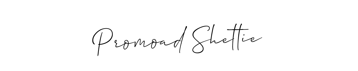 Also we have Promoad Shettie name is the best signature style. Create professional handwritten signature collection using Allison_Script autograph style. Promoad Shettie signature style 2 images and pictures png
