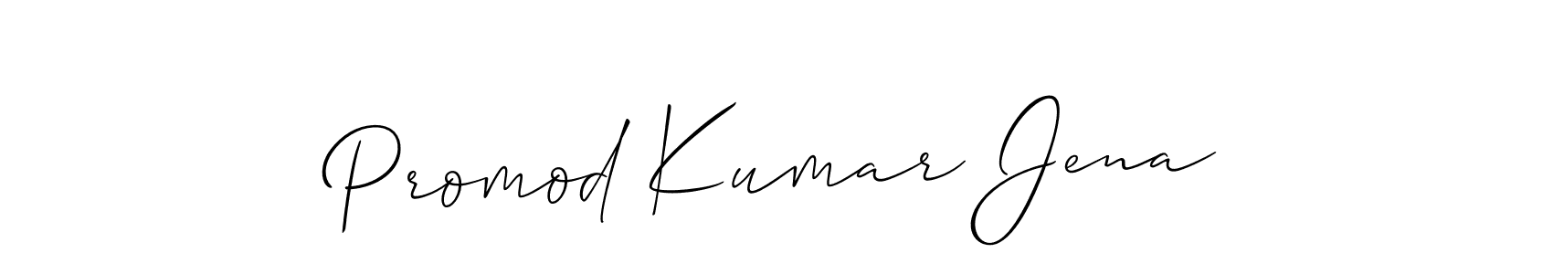 Promod Kumar Jena stylish signature style. Best Handwritten Sign (Allison_Script) for my name. Handwritten Signature Collection Ideas for my name Promod Kumar Jena. Promod Kumar Jena signature style 2 images and pictures png