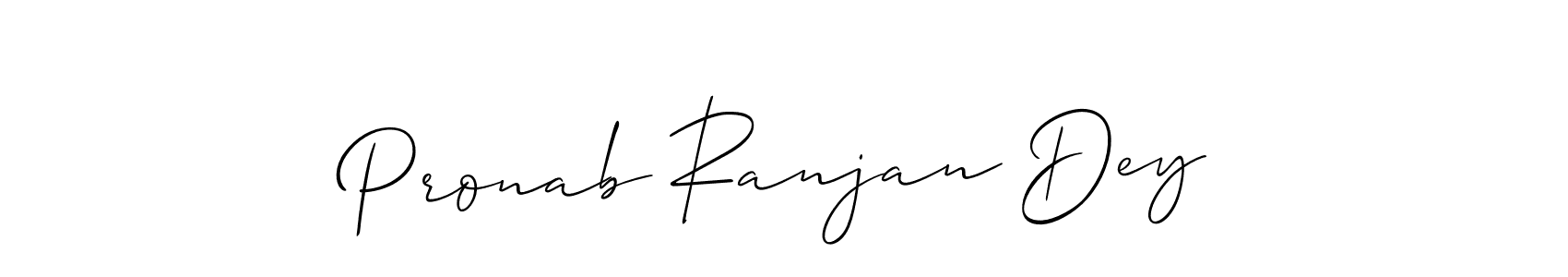 Also You can easily find your signature by using the search form. We will create Pronab Ranjan Dey name handwritten signature images for you free of cost using Allison_Script sign style. Pronab Ranjan Dey signature style 2 images and pictures png