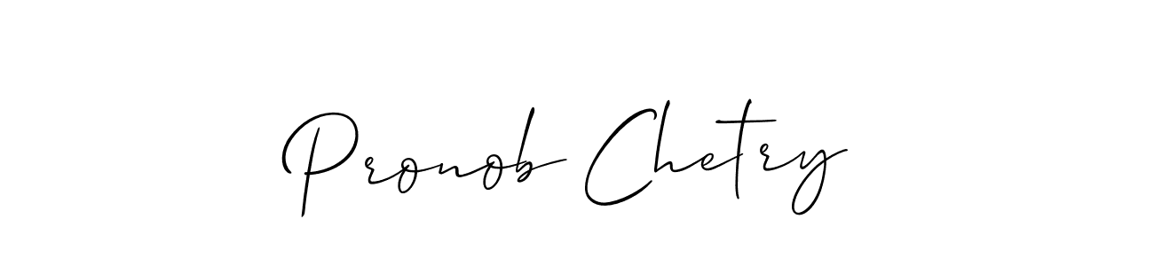 Make a beautiful signature design for name Pronob Chetry. Use this online signature maker to create a handwritten signature for free. Pronob Chetry signature style 2 images and pictures png