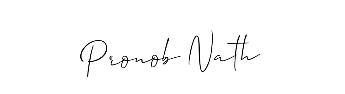 if you are searching for the best signature style for your name Pronob Nath. so please give up your signature search. here we have designed multiple signature styles  using Allison_Script. Pronob Nath signature style 2 images and pictures png