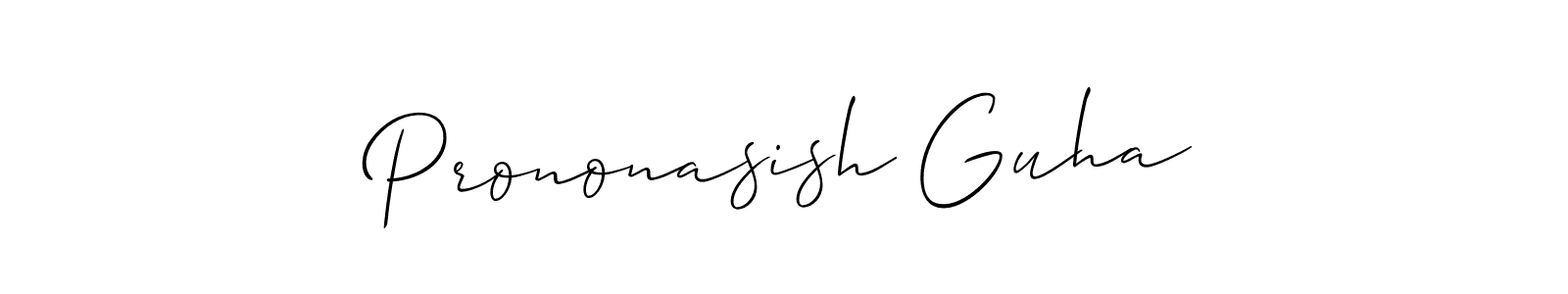 Here are the top 10 professional signature styles for the name Prononasish Guha. These are the best autograph styles you can use for your name. Prononasish Guha signature style 2 images and pictures png