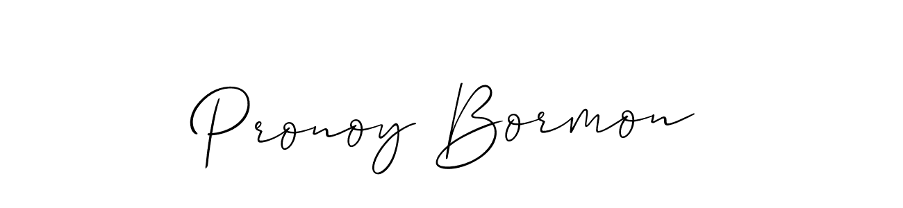 Once you've used our free online signature maker to create your best signature Allison_Script style, it's time to enjoy all of the benefits that Pronoy Bormon name signing documents. Pronoy Bormon signature style 2 images and pictures png