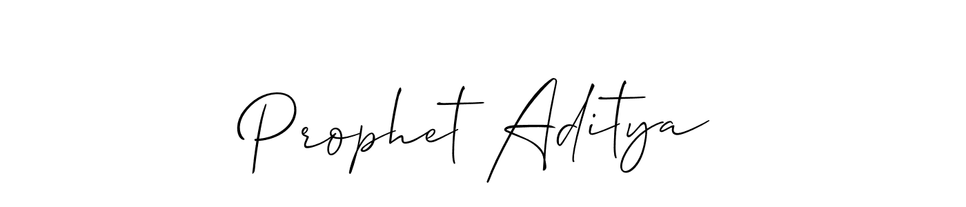 Make a beautiful signature design for name Prophet Aditya. Use this online signature maker to create a handwritten signature for free. Prophet Aditya signature style 2 images and pictures png