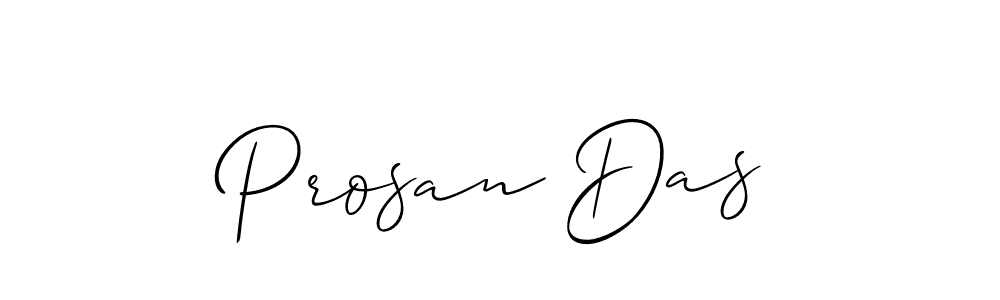 Similarly Allison_Script is the best handwritten signature design. Signature creator online .You can use it as an online autograph creator for name Prosan Das. Prosan Das signature style 2 images and pictures png