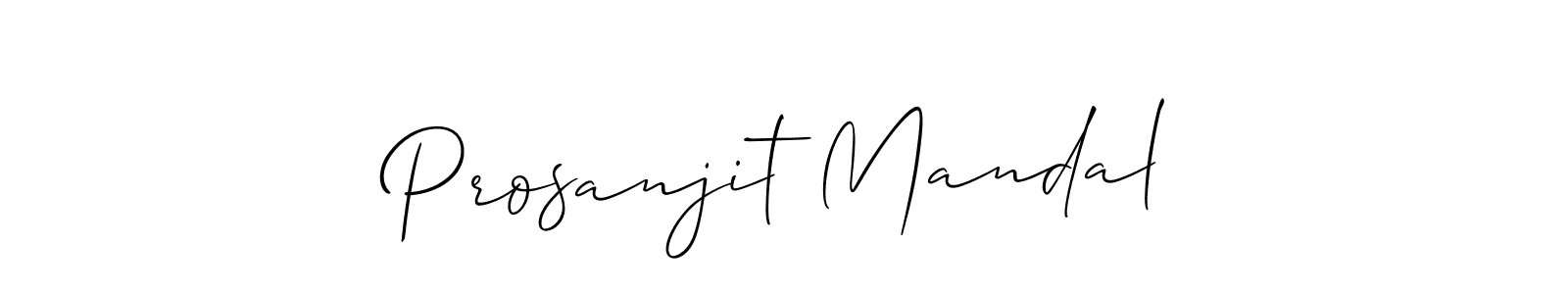 Also You can easily find your signature by using the search form. We will create Prosanjit Mandal name handwritten signature images for you free of cost using Allison_Script sign style. Prosanjit Mandal signature style 2 images and pictures png